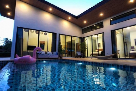 2 спальная приватная вилла рядом возле пляжа на Раваи