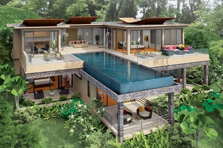 3-4 bedrooms villas for sale on Nai Thon beach