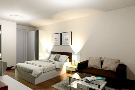 One bedroom apartments for sale in the central part of the island