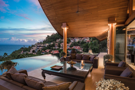 Прекрасная 4 спальная вилла с видом на море на Патонге