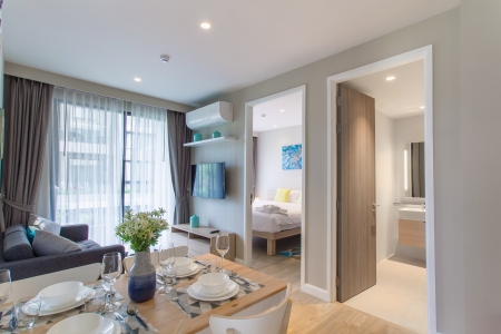 2 bedroom apartments in the hotel complex on Bang Tao