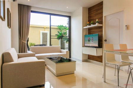 Новые 2 спальные апартаменты рядом с пляжем на Най Харн