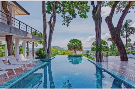 Шикарная 5 спальная вилла на пляже Сурин