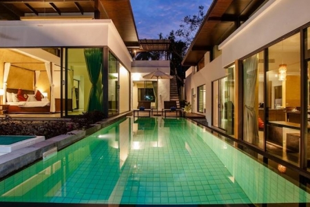 Новая 3 спальная вилла с частным бассейном на Банг Тао