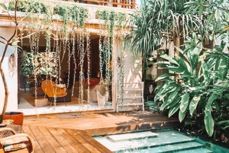 Colorful 3 bedroom villa, Canggu