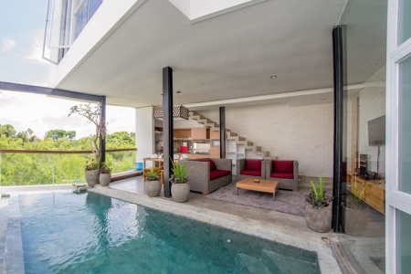 2 спальная вилла с видом на море, Джимбаран