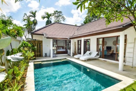 2 спальная вилла в районе Берава с бассейном, Чангу