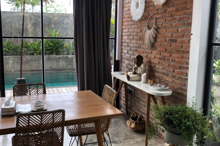 2 bedroom loft style Ubud villa