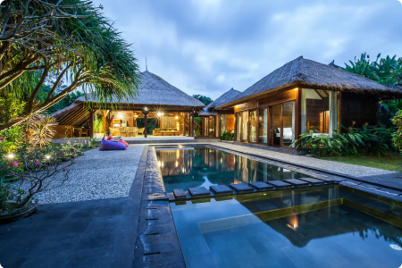 Unusual 3 bedroom villa in Canggu