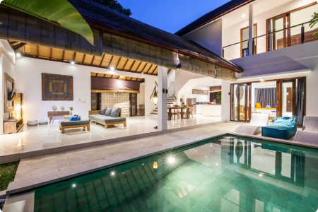 Уютная 3 спальная вилла с приватным бассейном, Чангу