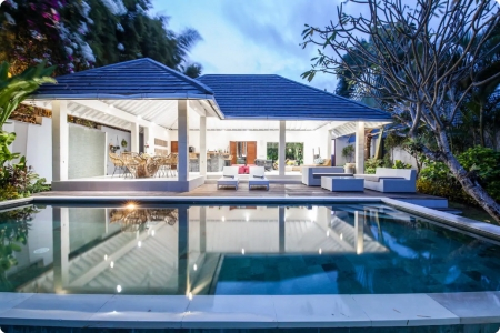 Вилла в светлых тонах на 3 спальни, Чангу