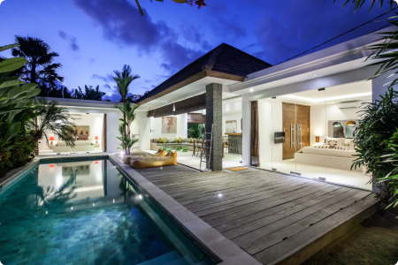 New 2 bedroom villa with a sun terrace and private pool, Seminyak