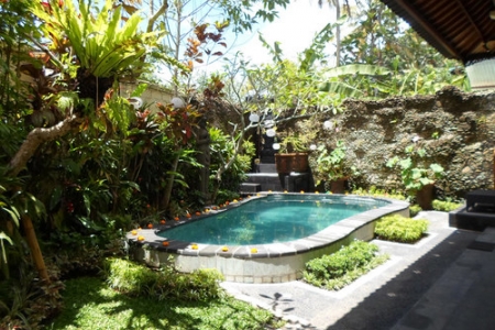 Spacious two-story, 3 bedroom villa with a private pool in a beautiful garden, Ubud