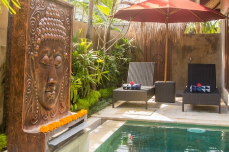 Private 2-bedroom villa with a private pool in a beautiful fenced garden, Ubud