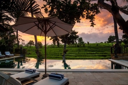 3 bedroom villa overlooking rice fields, Canggu