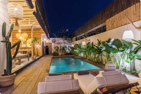 Stylish 3 bedroom villa in Canggu