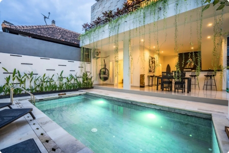 Stylish 3 bedroom villa soho-style, Canggu
