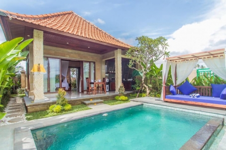 Comfortable 1 bedroom villa with private pool, Ubud