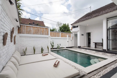 Светлая 2 спальная вилла с приватным бассейном, Чангу