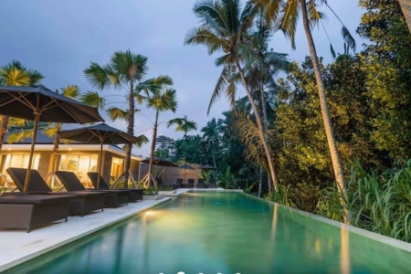 Вилла на 6 спален с видом на джунгли, Убуд