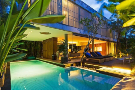 Brutalist style 3 bedroom villa on prime location Seminyak