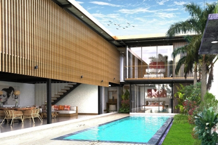 Эко, современная 6 спальная вилла в Berawa, Чангу