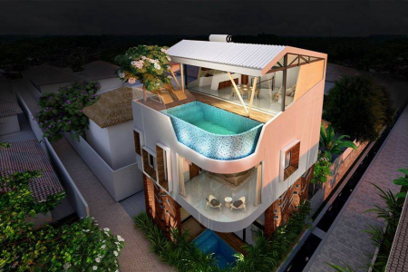 Уникальная вилла на 2 спальни в популярном месте в Чангу