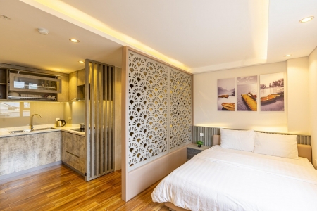 Modern 1 bedroom studio near Dragon Bridge, Da Nang