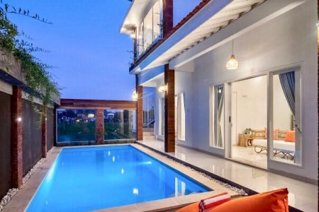Secluded 3 bedroom villa in the middle of rice fields, Canggu