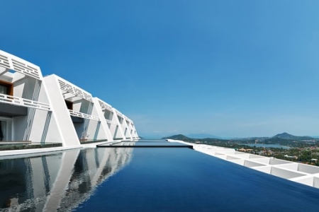 Вилла с приватным бассейном и видом на море, 2 спальни, Чавенг ной