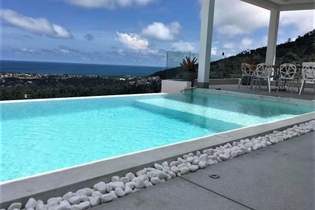 Вилла с видом на море, 5 спален, Чавенг ной