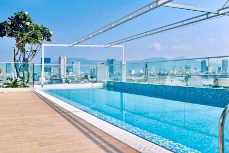 Современные апартаменты с 1 спальней рядом с мостом Дракона, Дананг