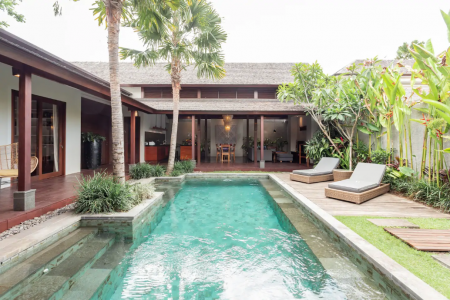 Вилла с красивым балийским дизайном на 3 спальни, Умалас