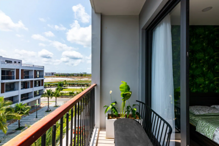 Уютная 1 спальная студия с балконом на Фукуоке