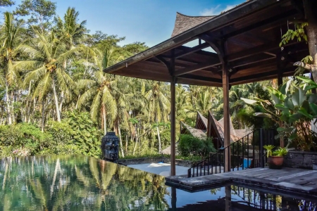 Уютный дом на 4 спальни в окружении джунглей Убуда