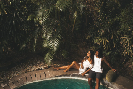 3 bedroom bamboo house in exotic Ubud