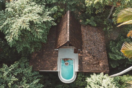 Lovely 2 bedroom villa overlooking rice fields and jungle, Ubud