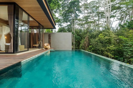 Modern 1 bedroom villa in Ubud with pool