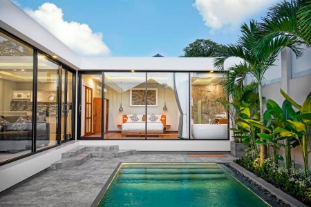 Стильная и современная вилла на 2 спальни в Семиньяке