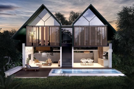 Brand new 2 bedroom villa in modern design, Jimbaran