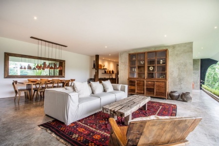 Тропические 2 спальные апартаменты с видом на джунгли в Убуде