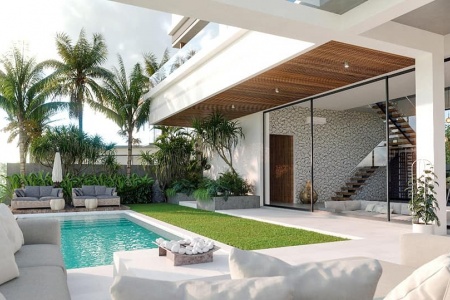 Luxury villa, new project for 4 bedrooms in the center of Canggu