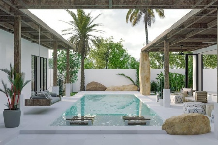 Innovative 3 bedroom pool villa in popular Canggu