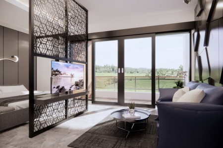 Stylish One-Bedroom Apartment in the New Complex in Umalas