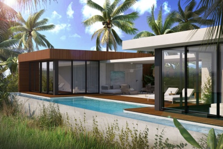 Красивая 3 спальная вилла с бассейном в новом комплексе посреди рисовых полей, Убуд