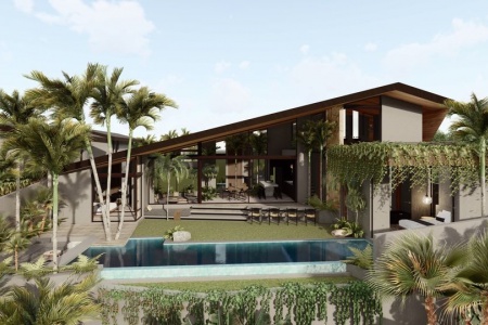 Невероятная 4 спальная вилла с ультрасовременным дизайном в Чангу