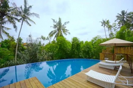 3 спальная вилла с видом на джунгли и бассейном, Убуд