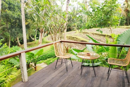 Тропический 1 спальный дом в джунглях Убуда