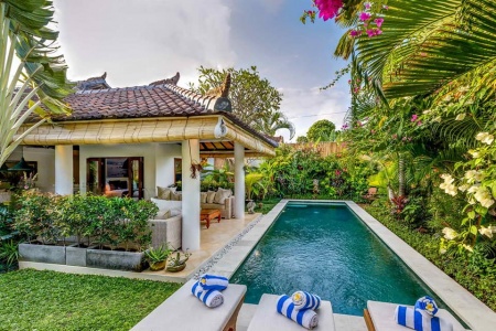 Beautiful 2 bedroom villa with a tropical garden and a private pool, Seminyak