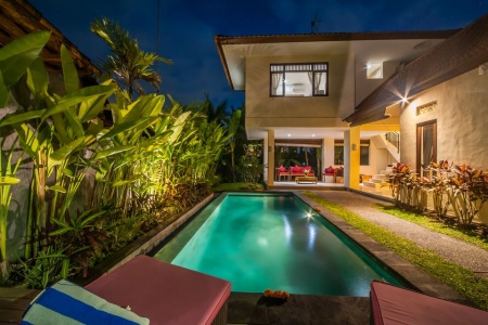 2 спальная вилла с бассейном в Убуде
